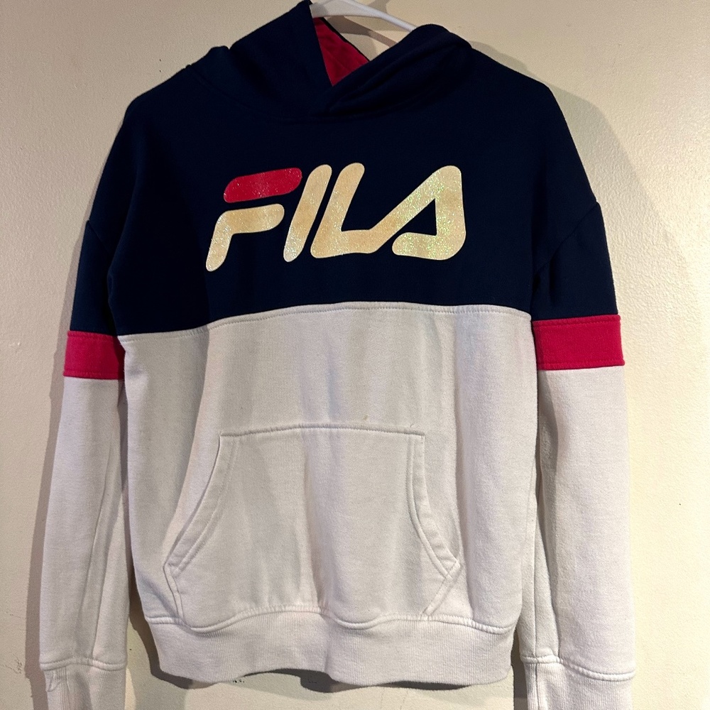 Girls FILA long sleeve hoodie Large (14/16)